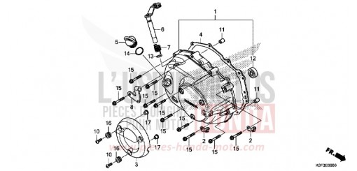 RIGHT CRANKCASE COVER Z125MAK de 2019